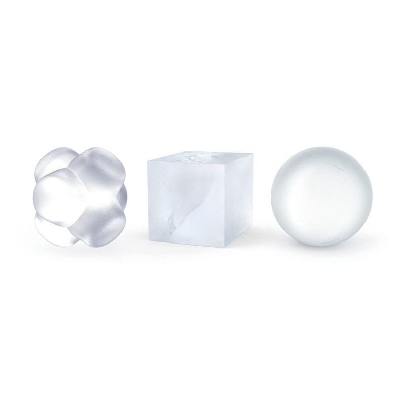 ZOKU Mixology Ice Molds - Large Sphere, Cube, and Jack