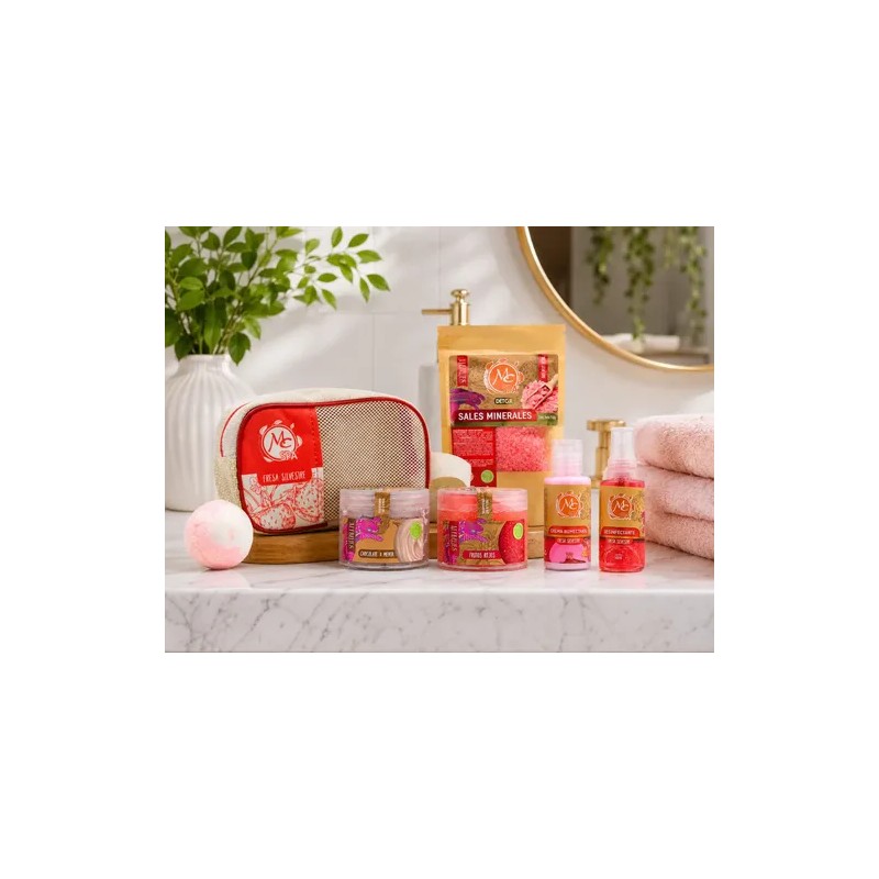 Kit Mc Spa Fresa. Humectantes. Manicure 10pzs. Manual Regalo