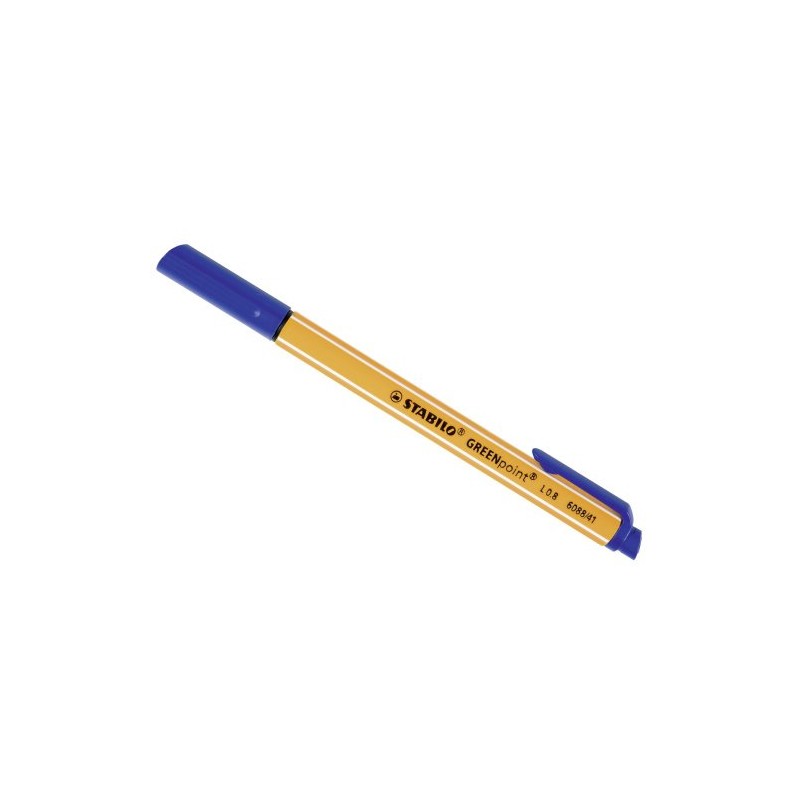 STABILO GREENpoint Pen Recycled Tip 0.8mm Line Red Ref 6088-41