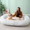 JOLLYVOGUE Human Dog Bed for Adults and Pets, Ultra-Soft Plush