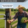 2 Pcs Farm Gate Latch, Heavy Duty 2 Way Gate
