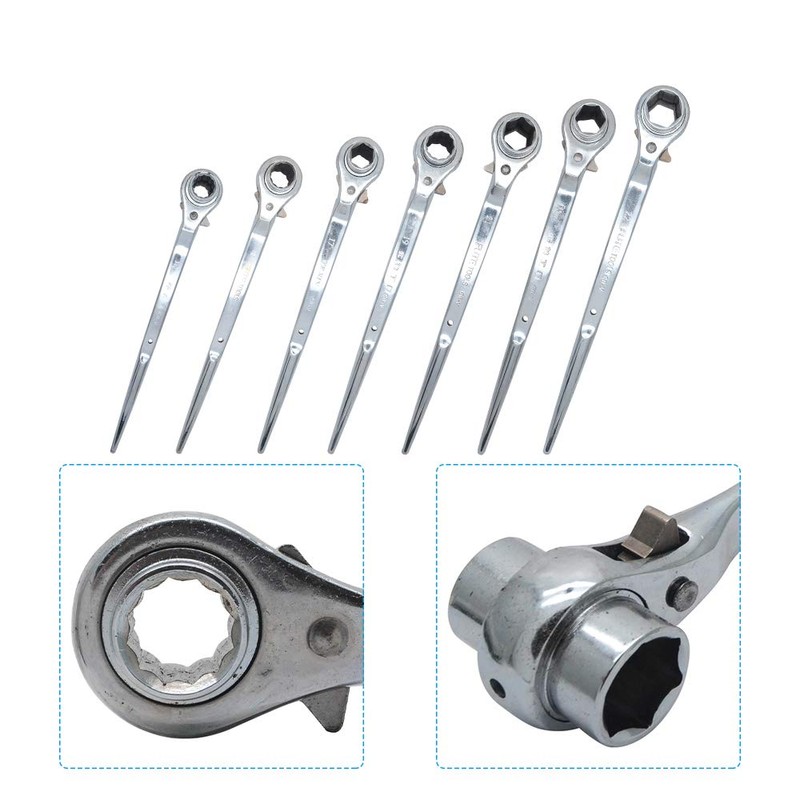 tooloflife Scaffolding Wrench/Ratchet Spanner Steel 16-18mm/18-21mm/17-19mm/19-22mm/19-21mm/21-22mm/19-21mm/19-24mm/21-22mm