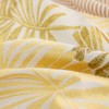 YunJeude 2 Pcs Cotton Linen Stylish Cute Leaf Pattern Jacquard
