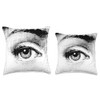 Lina Cavalieri - Right Eye Lina Cavalieri Throw Pillow