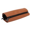 2PCS Handle Sleeve Cover,Stroller Handle Sleeve Zipper Stroller PU Leather