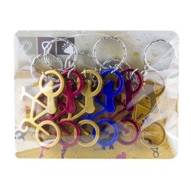 Swatom Bicycle Aluminum Alloy Beer Bottle Opener Keychain Key Tag Chain Ring Accessories