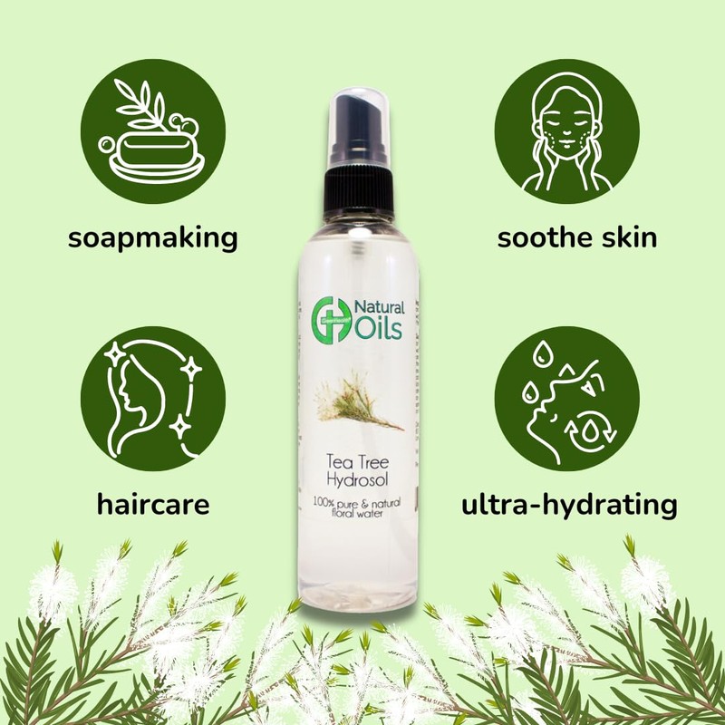 Tea Tree Hydrosol (Floral Water) - 1 Gallon Plastic Jug