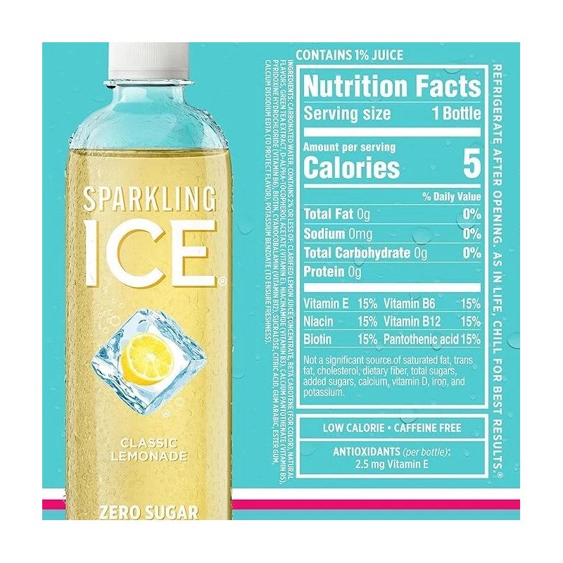 Sparkling Ice Blue Variety Pack Zero Sugar 17 fl oz