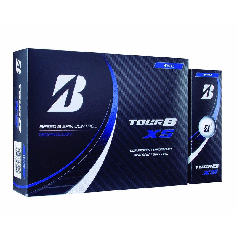 Bridgestone Tour B XS Golf Balls, 2022 Model, 12 Balls
