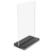 Operitacx 4pcs Display Board Acrylic Display Stands Clear Menu Display