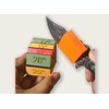 4-Piece Leather Strop Sharpening System with 13°, 15°, 17°, 21°,
