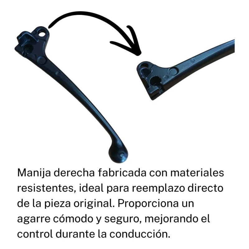 Manija Derecha Italika City125,cs125,gs150