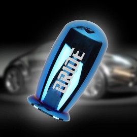 Unbranded Universal JDM BRIDE Aluminum Alloy Burnt Blue Manual Gear Shift Knob Shifter