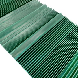 ASR Outdoor Rubber Riffled Gold Sluice Box Matting for Gold Recovery, 27x10 inch