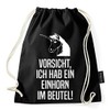 Sambosa, gym, sports bag with hipster quotes, black
