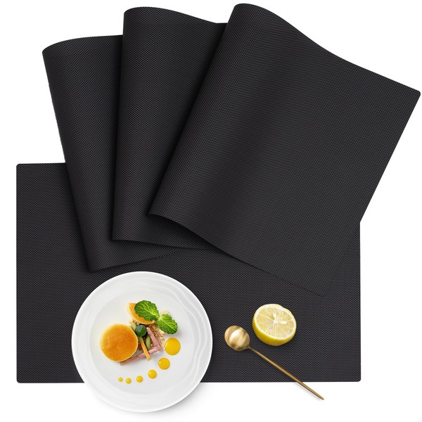 VCVCOO Durable Placemats Set of 4, Heat-Resistant Food Grade PP