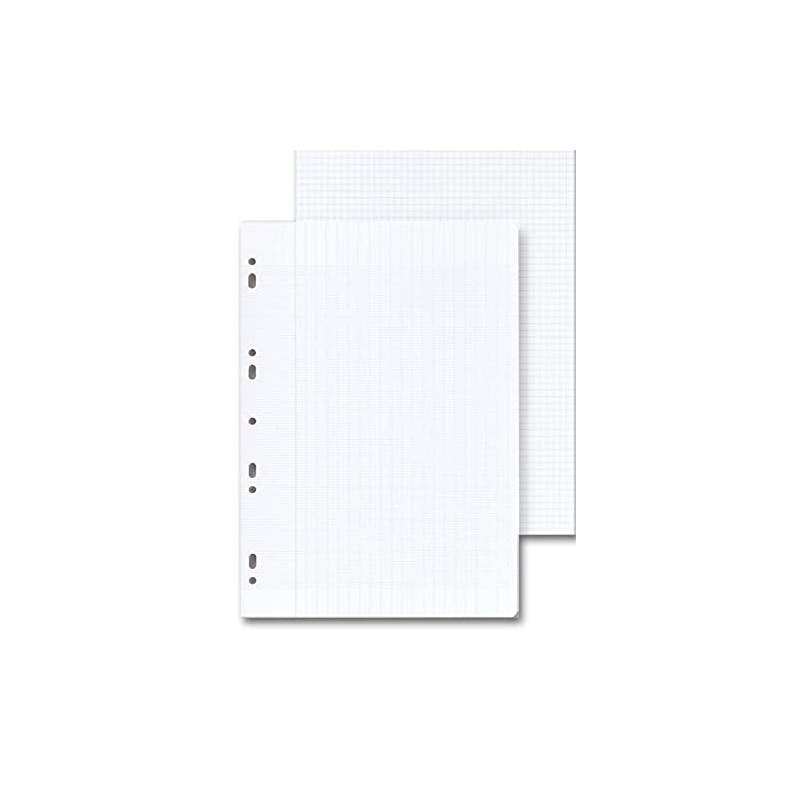 Clairefontaine 1730C Ring Binder Pad A4 Blank, 10 Pack, 50
