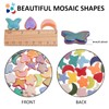 Youway Style Glass Mosaic Tiles for Crafts Bulk,200g Mosaic Glass