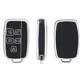 OFFCURVE Car Key Cover Case for Land Rover Defender, Discovery, Freelander, Range Rover, Jaguar XE, XF, XJ, F-Pace, F-Type