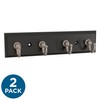 Franklin Brass B46711K-218-R2 Wall Mounted Matte Black 7" Key Rail,