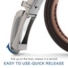 SENDEFN Men's Leather Belt, Ratchet Automatic Buckle for Men, Business