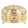 Metal Jewelry Box Innovative Light Luxury Shell Flower Round Trinket