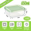 Uiifan 3 Pcs Sliced Cheese Container for Fridge Cheese Slice