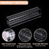 sourcing map Plastic Pen Holder, 24-Slot Acrylic Pen Display Stand