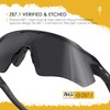 AOZAN ANSI Z87.1 Polarized Replacement Lenses For Sunglasses - Onyx