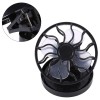 Unbranded Lightweight Adaptable Economical Stylish Solar-Powered Clip-On Fan with Hat