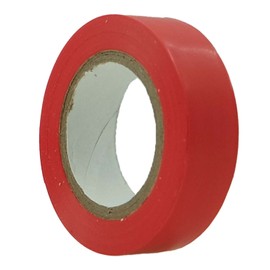 varivendo Set of 10 Insulating Tape 15 mm x 10 m Red