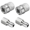 Raincovo Pressure Washer Quick Connect Fittings, 3/8 Inch Adapter Set,