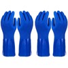 Juvale 2 Pairs Heavy Duty Rubber Cleaning Gloves for Kitchen,
