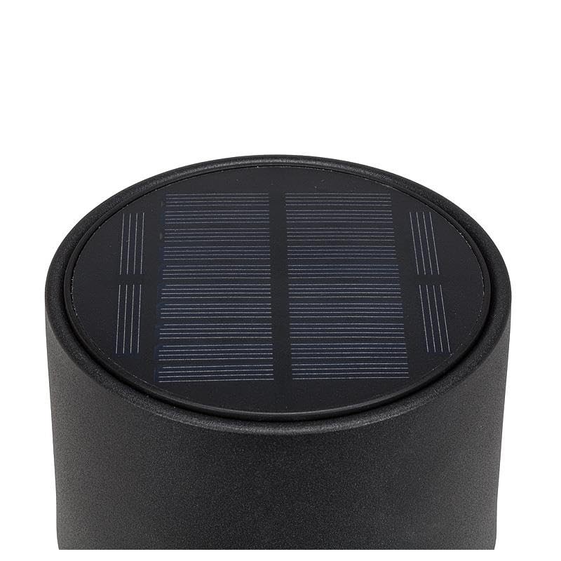 Abbott Collection Sunlite Outdoor Solar-Powered LED Table Lamp, Cordless Rechargeable