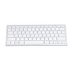 Bluetooth Keyboard Tablet PC Ultra Slim Portable 78 Keys White