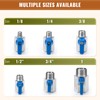 2 Pack 1/2" Mini Ball Valve, 304 Stainless Steel Valve