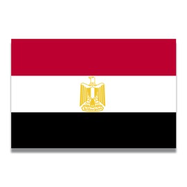 Magnet Me Up Egypt Egyptian Flag Car Magnet Decal, 4x6 Inches, Heavy Duty Automotive Magnet for Car, Truck SUV