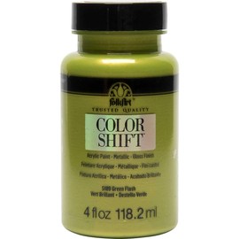 Plaid Folkart Colour Shift Acrylic Paint, Green, 4oz/118.2ml
