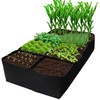 TOOPONE Fabric Garden Bed, 3 x 6 Feet, 8 Grid
