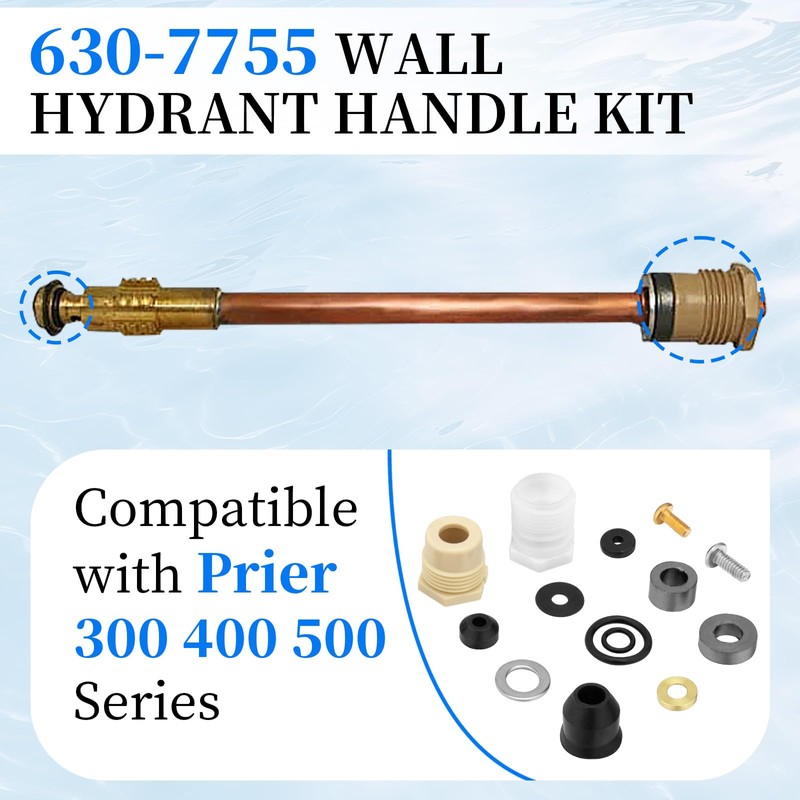 630-7755 Wall Hydrant Repair Kit Compatible with Prier Faucet Repair