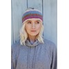 Pachamama Women Wool Ear Warmer Headband Fleece Lined Handknitted Dots