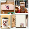24PCS Christmas Deer UV DTF Cup Wrap Stickers