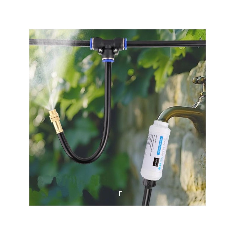 Mornajina Automatic Drip Irrigation Kits Garden Irrigation System, Includes Calcium