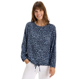 Cecil Damen Print-Bluse mit Tunnelzug
