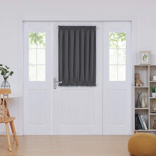 Deconovo Blackout Door Curtain – Thermal Insulated Blackout Window Cover