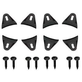 Xscorpion GRILL COVER MOUNTING CLIPS Clamps w/ Mounting Screws Mesh Waffle Speaker Woofer - 8