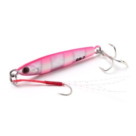 Jackson Metal Jig Gallop Baby 31mm 3g Zebra Glow Pink ZGP Lure