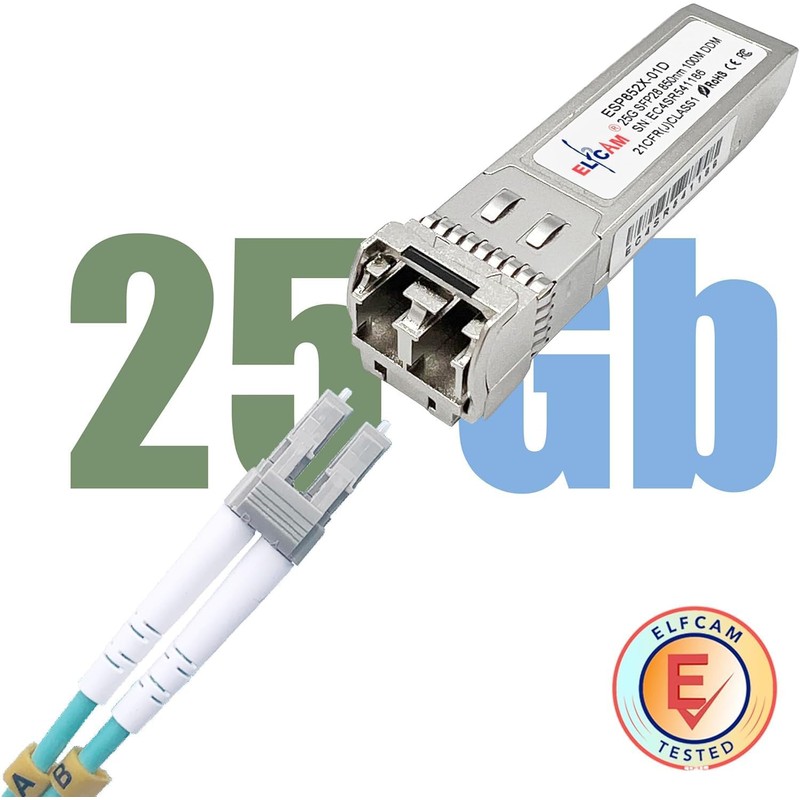 Elfcam® - 25G SFP28 SR Transceiver Module Compatible with Cisco,