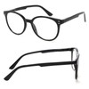 3 Pack Reading Glasses Spring Hinge Stylish Readers Black/Tortoise for