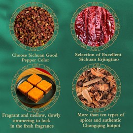 12.69 oz (360g) Chongqing Qiaotou Hot Pot Base, Spicy And Fresh Hot Pot Base, Hot Pot Material